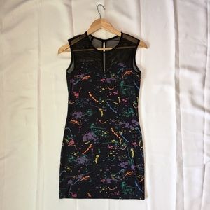 Splatter Paint mini dress